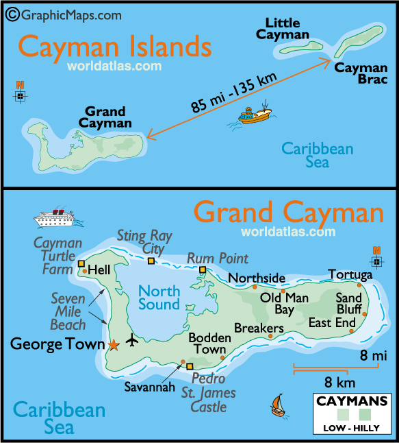 Cayman Islands Map