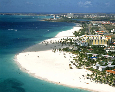 beach in aruba